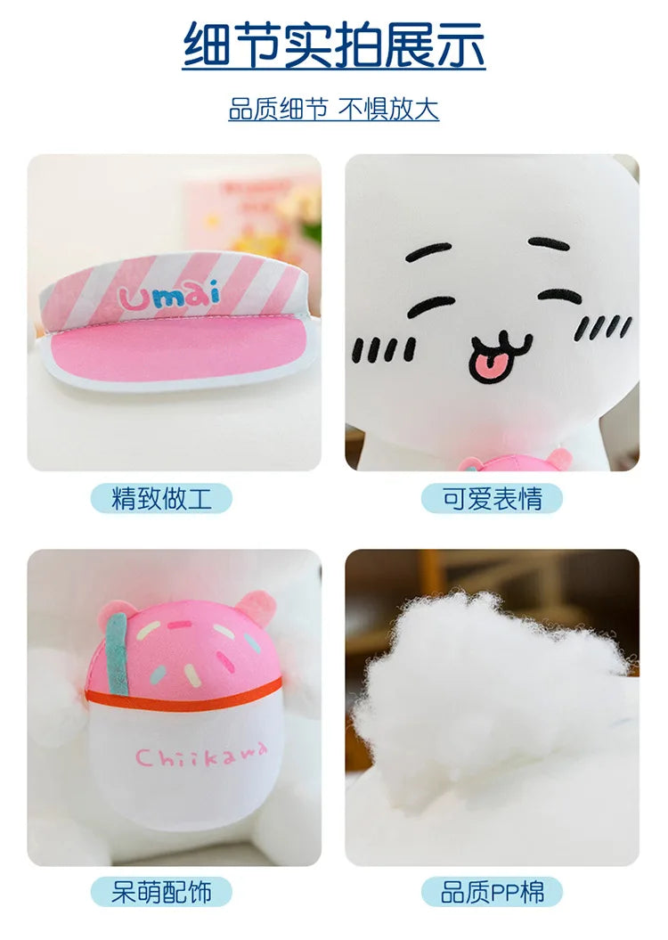 45/55/65cm Big Size Chiiwanime Plush Stuffed Doll Kawaii Room Decoration Hachiware Plushies Pillow Ornaments Holiday Gifts