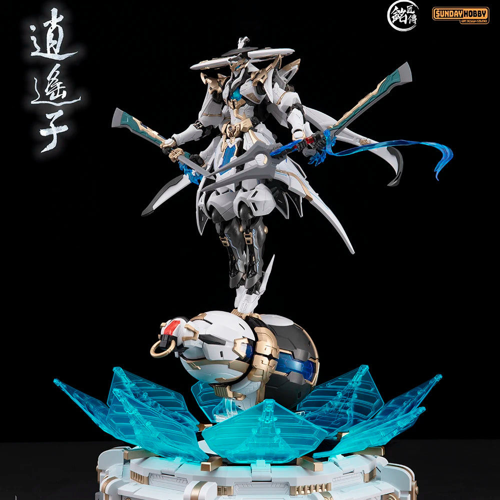 In Stock MJZ Model XIAO YAO ZI Toy XIAOYAOZI Assembly Model Kit Alloy Skeleton Action Figure Mecha Robot Gifts