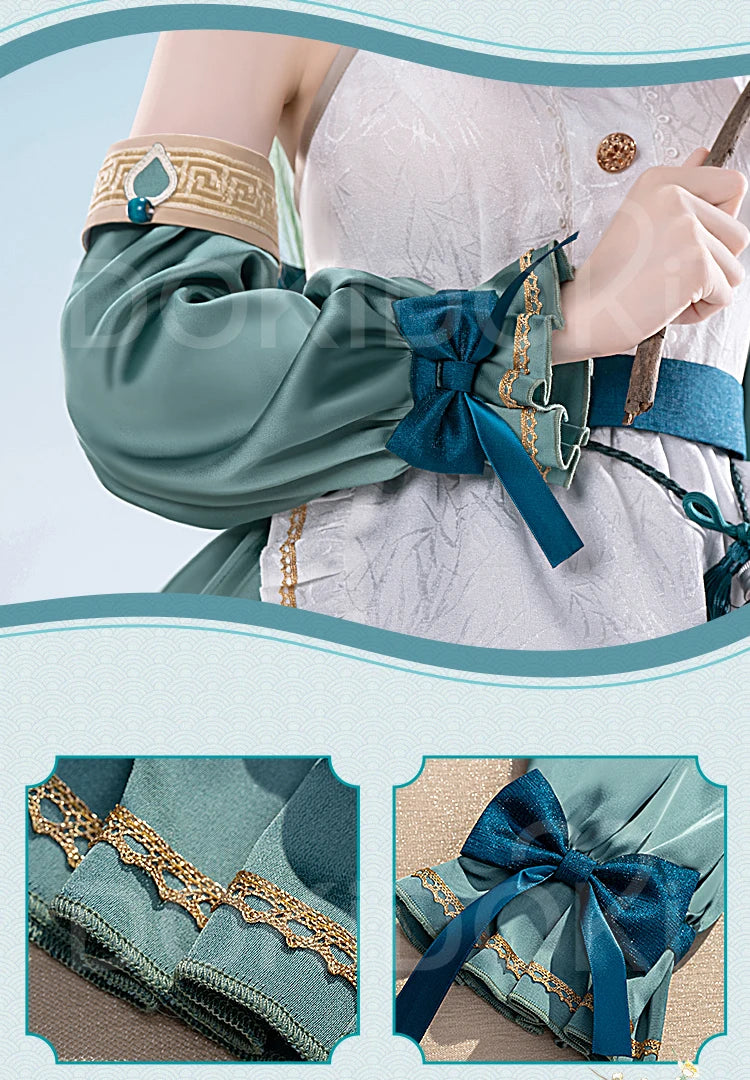 Huohuo Cosplay Costume Game Honkai: Star Rail DokiDoki-R Honkai Women Cute Maid Costume Huo Huo Cosplay Tail Christmas