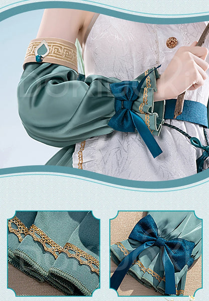 Huohuo Cosplay Costume Game Honkai: Star Rail DokiDoki-R Honkai Women Cute Maid Costume Huo Huo Cosplay Tail Christmas