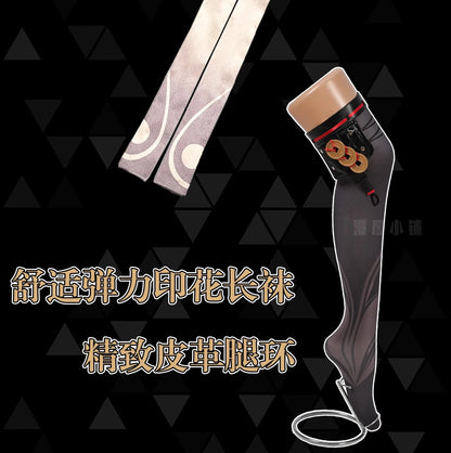 iCoser Yixuan Cosplay Costume Wig Zenless Zone Zero Uniform Headwear Yunkui Summit Halloween Party for Women Girls Festival Prop