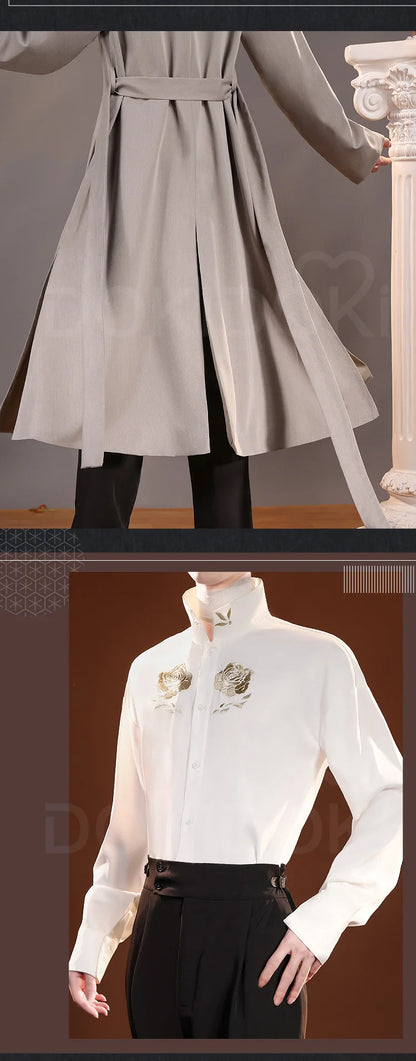 IN STOCK Nakaharaa Chuyaa/Dazaii Osamuu Cosplay Costume Anime Cosplay DokiDoki-SR Cosplay Costume Nakahara Chuuya Men Cosplay