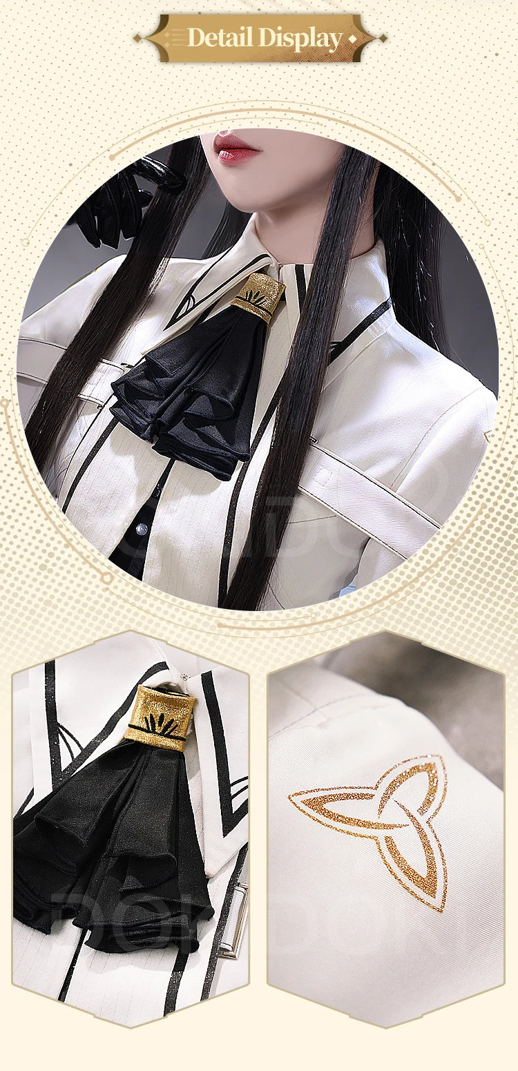 IN STOCK Arturia Virtuosa Cosplay Costume Game Arknights Cosplay DokiDoki-SR Virtuosa Cosplay Arturia Giallo Women Costume