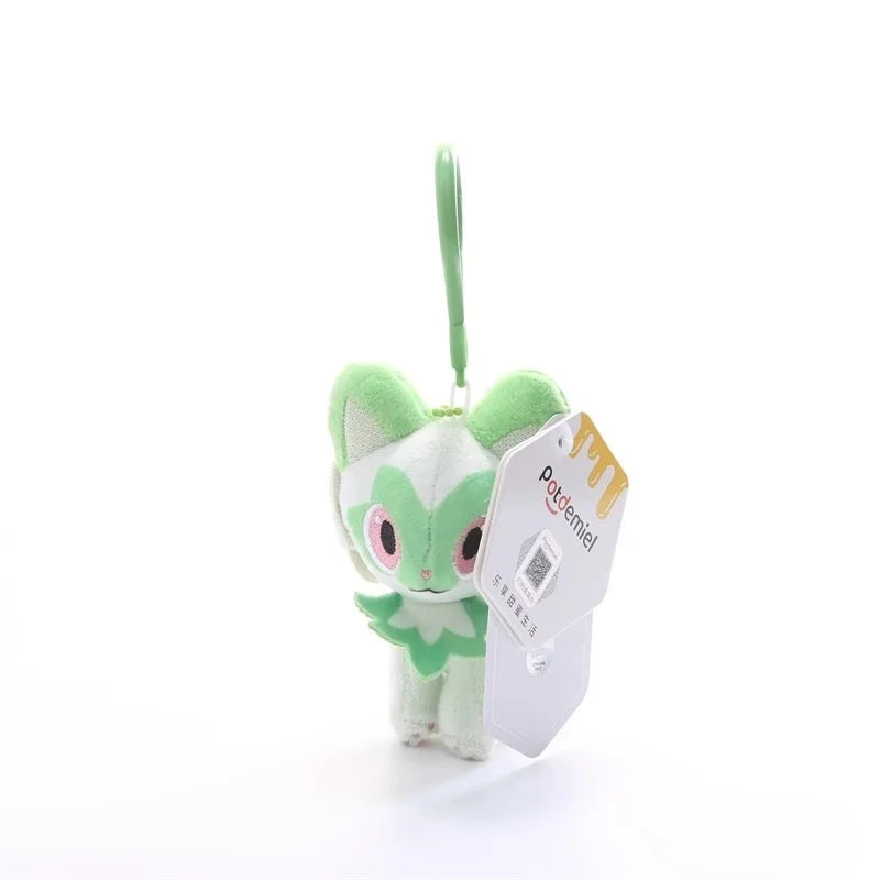 Genuine Pokemon Sprigatito Love Serie Kawaii Plush Stuffed Toy Keychain Backpack Pendant Keyring Doll Birthday Gifts For Kid Boy