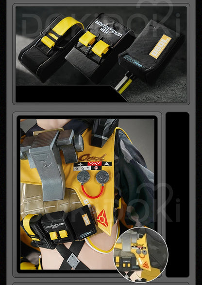 Trigger Cosplay Costume Game Zenless Zone Zero【S-2XL】DokiDoki-R ZZZ Trigger Women Halloween Sexy Costume Plus Size