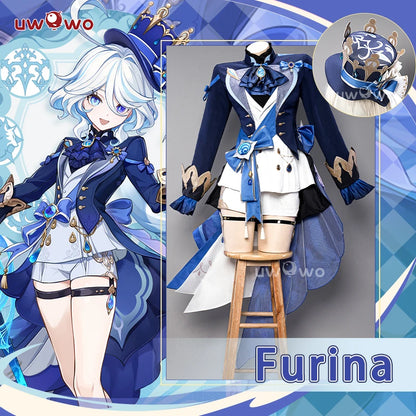LAST BATCH UWOWO Furina Cosplay Costume GAME Genshin Impact Furina Focalors Hydro Archon Fontaine Rococo Furina Cospaly Outfit