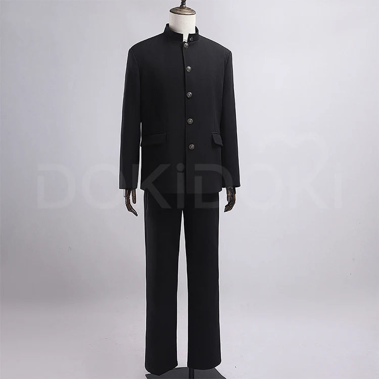 Ken Takakura Rintarou Cosplay Costume Anime【S-2XL】DokiDoki-R Men Black Universal School Uniform Suit Daily DK Costume Plus Si
