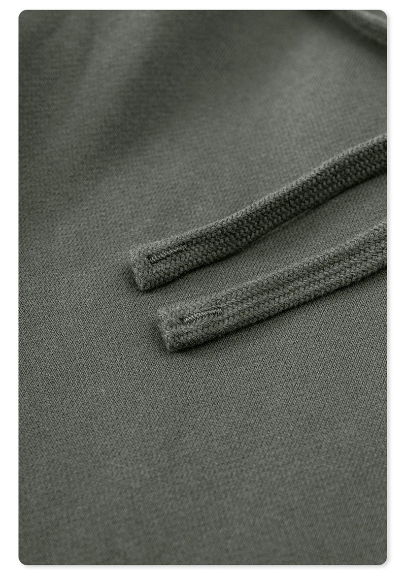 ZODF New Men's Winter Solid 345sm Fleece Straight Pants Unisex Loose Comfortable Sport Zipper Pockets Trousers HY0868