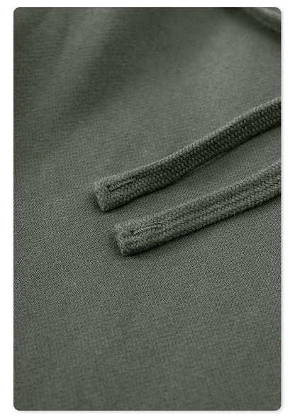 ZODF New Men's Winter Solid 345sm Fleece Straight Pants Unisex Loose Comfortable Sport Zipper Pockets Trousers HY0868