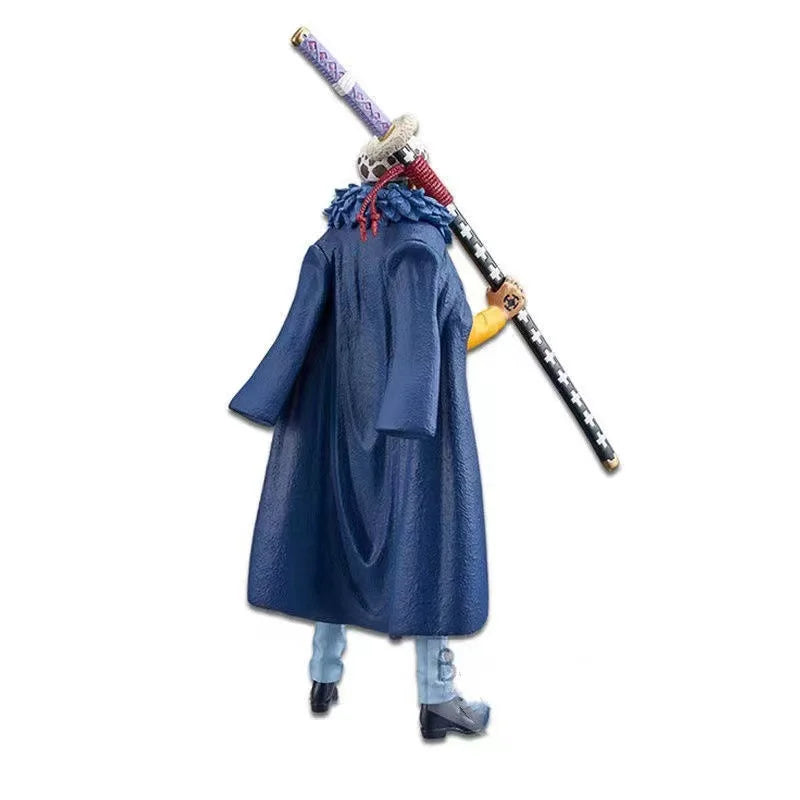 Hot Anime Figure One Piece DXF Wano Country Trafalgar Law PVC Collection Model Dolls Toy For Gift 18cm