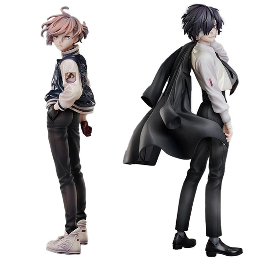 22cm Bungou Stray Dogs Anime Figure Youth Dazai Osamu Action Figure Nakahara Chuuya Figurine PVC Collection Model Doll Toys