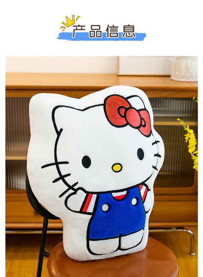 New Hello Kitty Plush Toy Kitten Stuffed Animal Soft Pillow Cute Doll for Girls Birthday Christmas Gift Perfect Sleep Companion