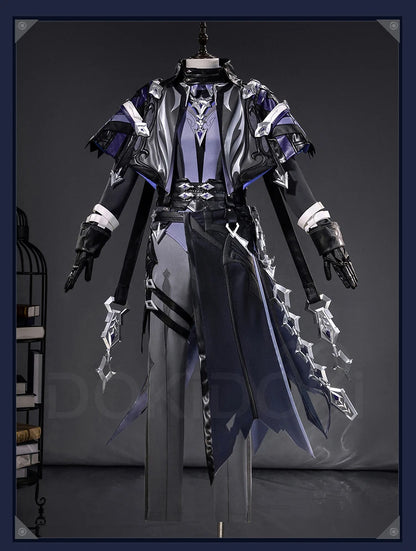 IN STOCK Flins Cosplay Costume Game Genshin Impact【S-3XL】DokiDoki-R Kyrll Chudomirovich Flins Men Halloween Costume Plus Size