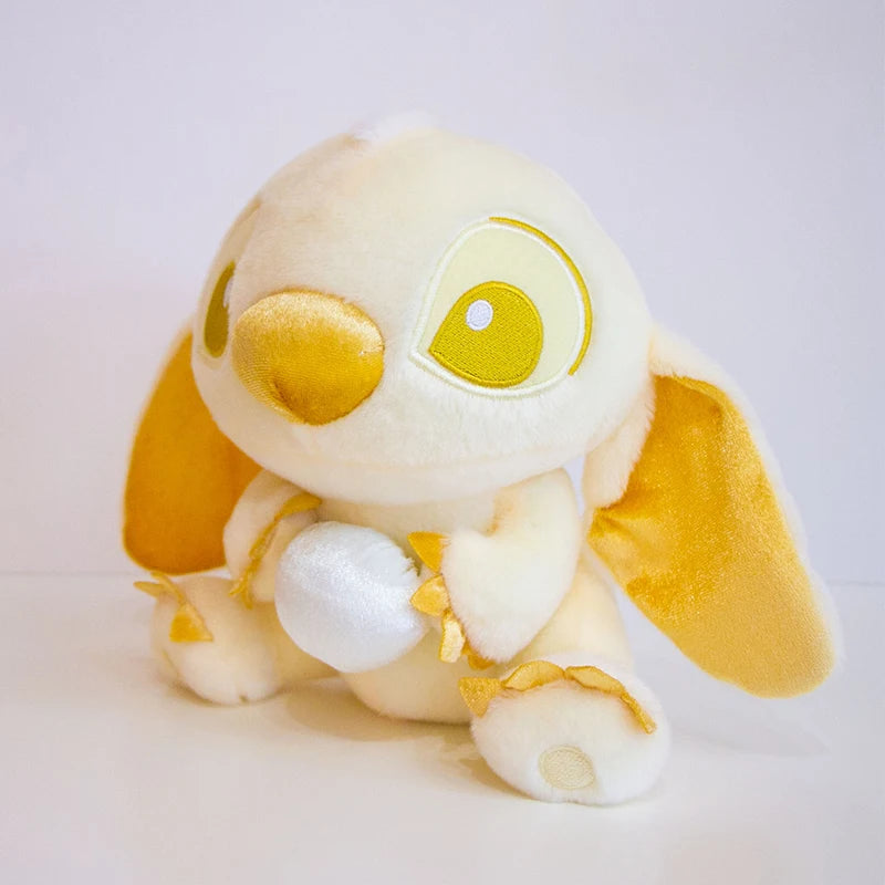Disney 20cm Lilo and Stitch Plush Toys Kawaii Strawberry Winter Pearls Cosplay Anime Plushie Stich Dolls Soft Stuffed Gift Child