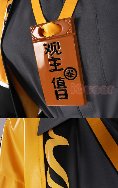 Zenless Zone Zero Ju Fufu Cosplay Costume Wig Uniform Jacket Shorts Pendant Yunkui Summit Halloween Party Women Girls Carnival