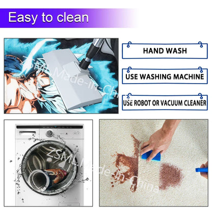 Creative Game Controller Area Rug Painted Gamepad Carpet for Teenagers Bedroom Game Player Room Kid Room Game enthusiast