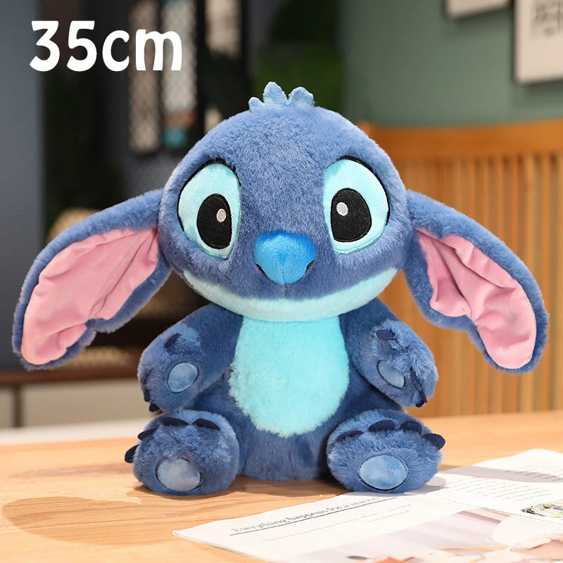 35/60cm Disney Lilo and Stitch Plush Toys Cute Anime Stich Doll Stuffed Plushie Angel Pillow Soft Gift for Children Kawaii