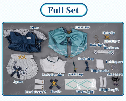 LAST BATCH UWOWO Exclusive Genshin Impact Fanart Faruzan Maid Cosplay Maid Dress Costume Full Set Outfit Role Play Women Cos