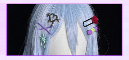 Yoisakii Kanadee Cosplay Costume Game DokiDoki-R Cosplay Women Cute Dress Cosplay Kanadee Bag Earphones Halloween Wig