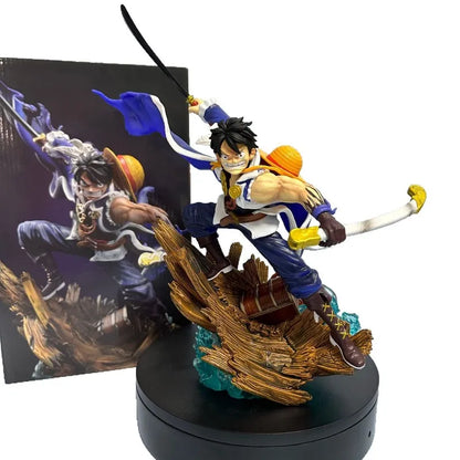 One Piece Luffy Anime Figure Peripheral Pvc Model Scene Statue Desktop Decoration Ornaments Kids Birthday Gifts Toys Figure 29cm