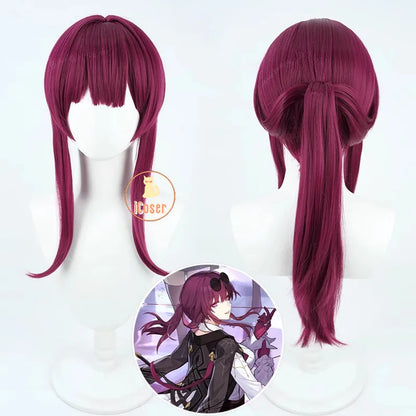 Honkai Star Rail Kafka Cosplay Costume Wig Uniform Headwear Stellaron Hunters Astral Express Halloween Party Women Grils Props