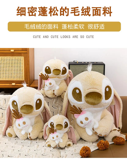35/45/60cm Big Size Stitch Lilo & Stitch Anime Plush Stuffed Doll Kawaii Disney Plushies Decorated Pillow Children Holiday Gift