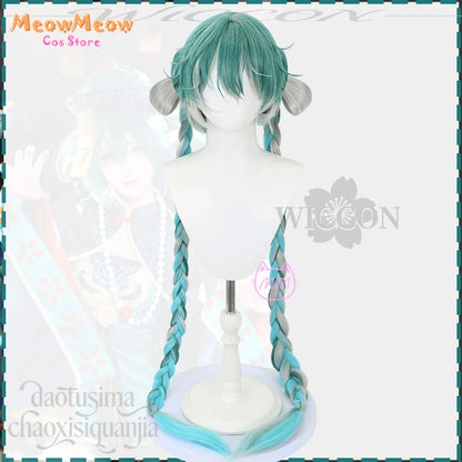 Project Sekai Mikkuu Little Zombie Cosplay Set Polyester - wig / One Size