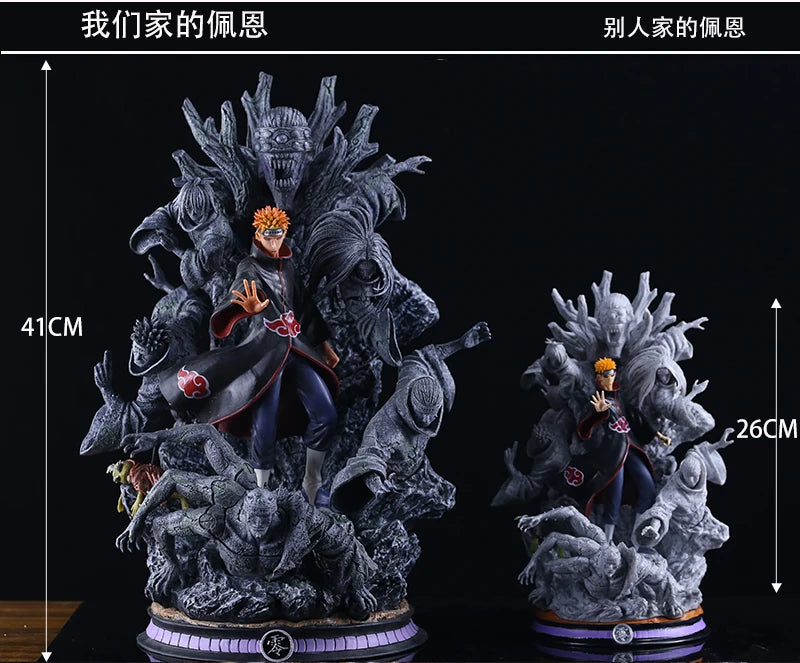 41cm Pain Figures Cartoon Naruto Anime Figure Pain Model Gk Pvc Statue Figurine Doll Collection Car Decotation Children Toy Gift