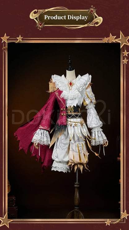 Mike Morton Cosplay Costume Game Identity V【S-3XL】DokiDoki-R Hullabaloo Mike Morton Brightest Star Clown Costume Plus Size