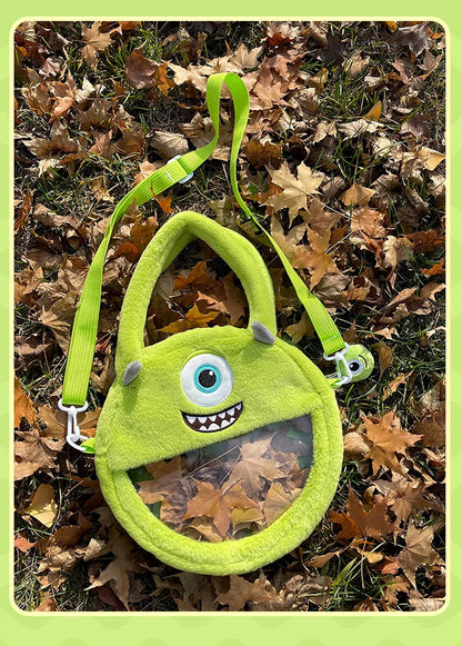 40/60CM Big Size Mike Wazowski Disney Anime Plush Stuffed Doll Kawaii Room Decoration Plushies Pillow Ornaments Holiday Gifts