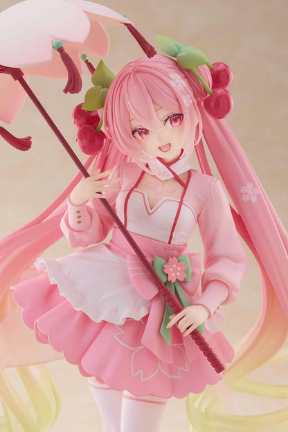 Bandai Hatsune Miku Sakura Dress Ver. 21CM PVC Model