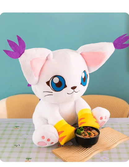 New Digimon Adventure Plush Toys Tailmon Action Figure Cartoon Stuffed Sitting Position Doll Soft Pillow Room Decor Toys Gifts