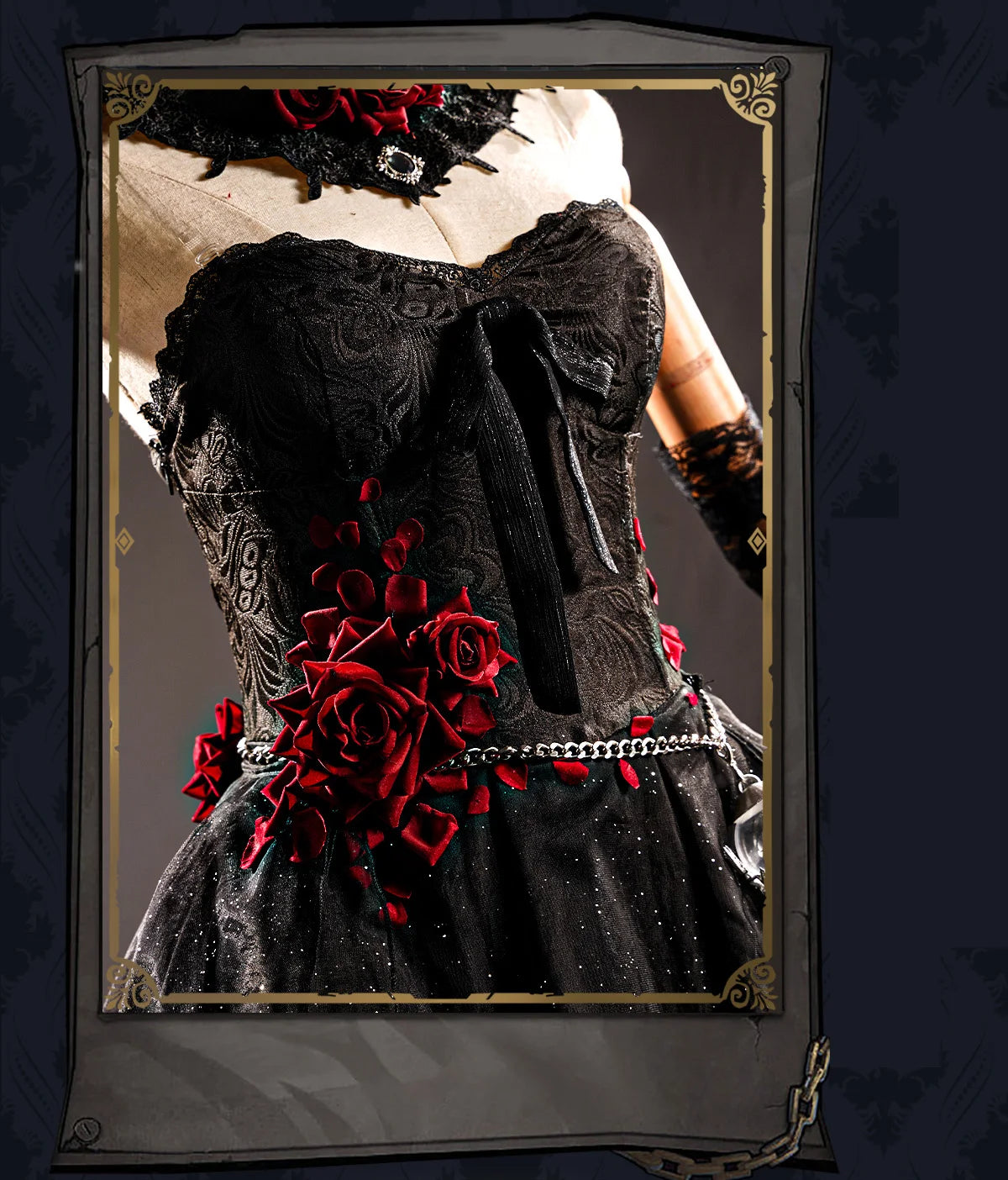 UWOWO Collab Series Game Identity V Psychologist Everlasting Night Ada Mesmer Costume Cosplay Costume