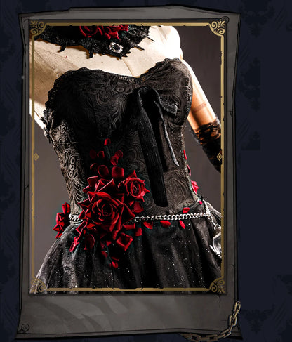 UWOWO Collab Series Game Identity V Psychologist Everlasting Night Ada Mesmer Costume Cosplay Costume
