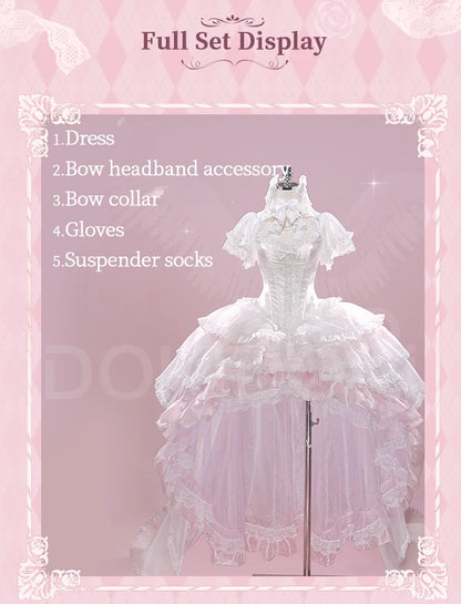 Kanamee Madokaa Homuraa Akemii Cosplay Anime DokiDoki-R Women Gothic Dress Ultimate Madokaa Halloween