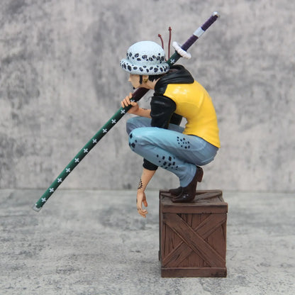 21cm/8.2inch One Piece Character Trafalgar D. Water Law PVC Action Figure Model Statue Collection Decoration Toys Gift