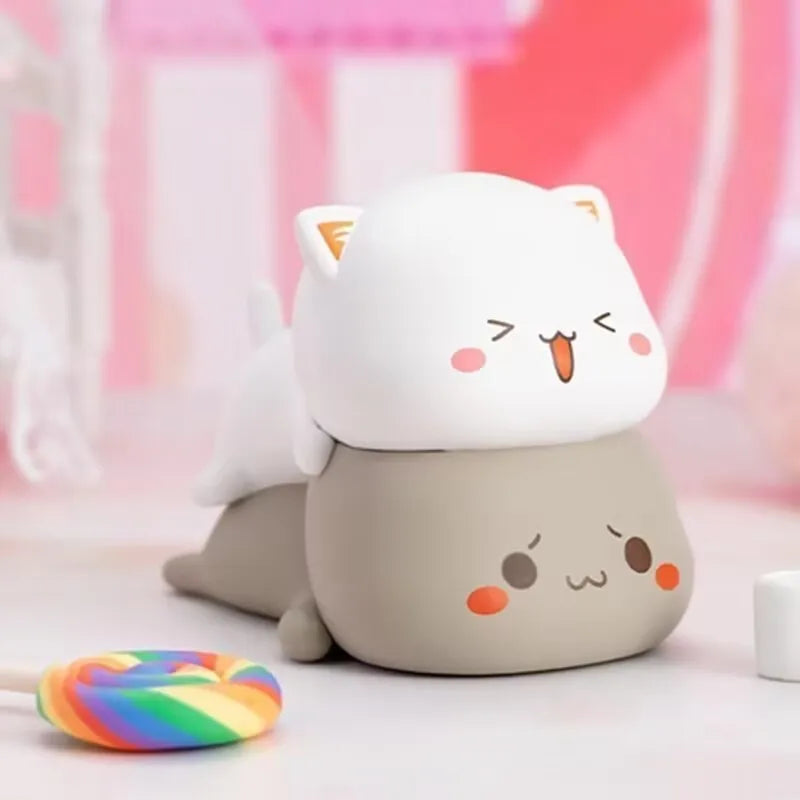 Kawaii Mitao Cat 2 Season Lucky Cat Cheap Cute Cat Blind Box Toys Surprise Figure Cartoon Doll Collect Model Home Holiday gifts
