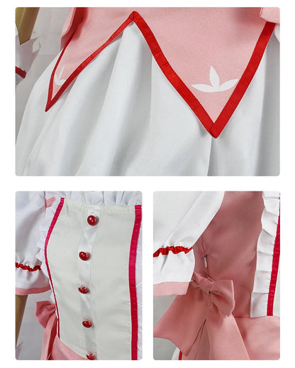 Puella Magi Madoka Magica Kaname Costume Set Cotton Polyester