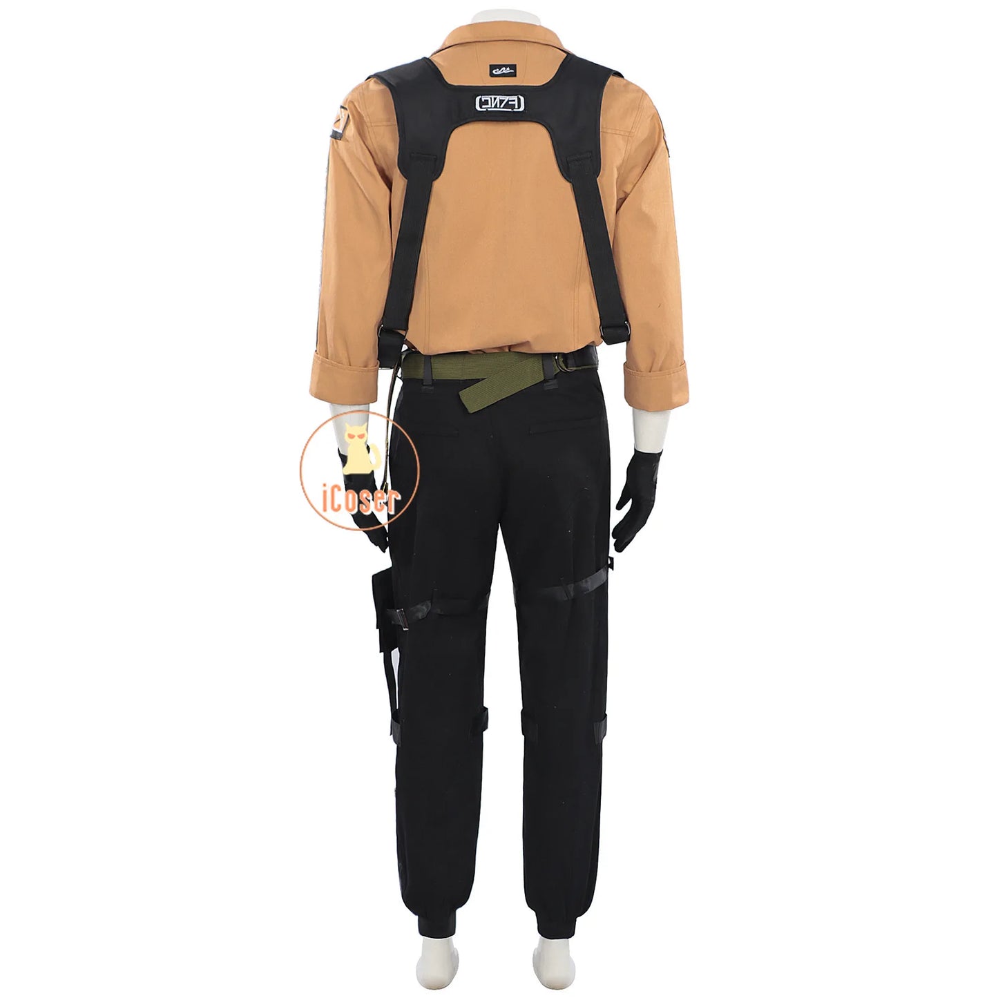 Love and Deepspace Caleb Cosplay Costume Wig Brown Flying Jacket Supersonic Uniforms Halloween Party for Women Men Outfit Props