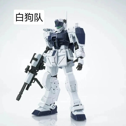 JMS Model GM Spartan HG 1/144 RGM-79S Toys Assembly Model Kit Snowfield Color Frigid Zone Action Figure Robot Mecha Kids Gifts