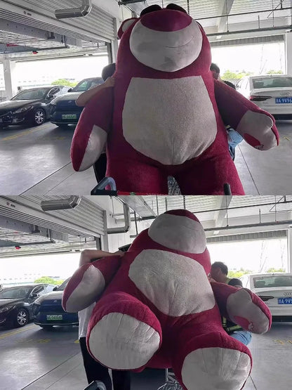 120cm Large Big Size Disney Lotso Cartoon Anime Plush Stuffed Doll Room Kawai Plushies Pillow Ornaments Children's Holiday Gifts