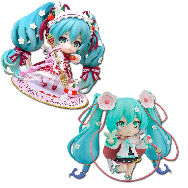 10cm #1939 Hatsune Miku Anime Figure Virtual Idol Singer #1940 Miku Action Figure PVC Collection Model Doll Christmas Toys Gifts
