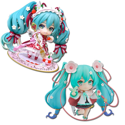10cm #1939 Hatsune Miku Anime Figure Virtual Idol Singer #1940 Miku Action Figure PVC Collection Model Doll Christmas Toys Gifts