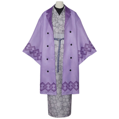 Kanroji Mitsuri Cosplay Costume Women Polyester Kimono Dress