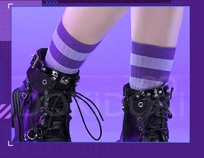 Tracy Reznik Mechanic Cosplay Costume Game Identity V DokiDoki-SR Phantom Girl Lock Core BLK Tracy Women Dress Cosplay