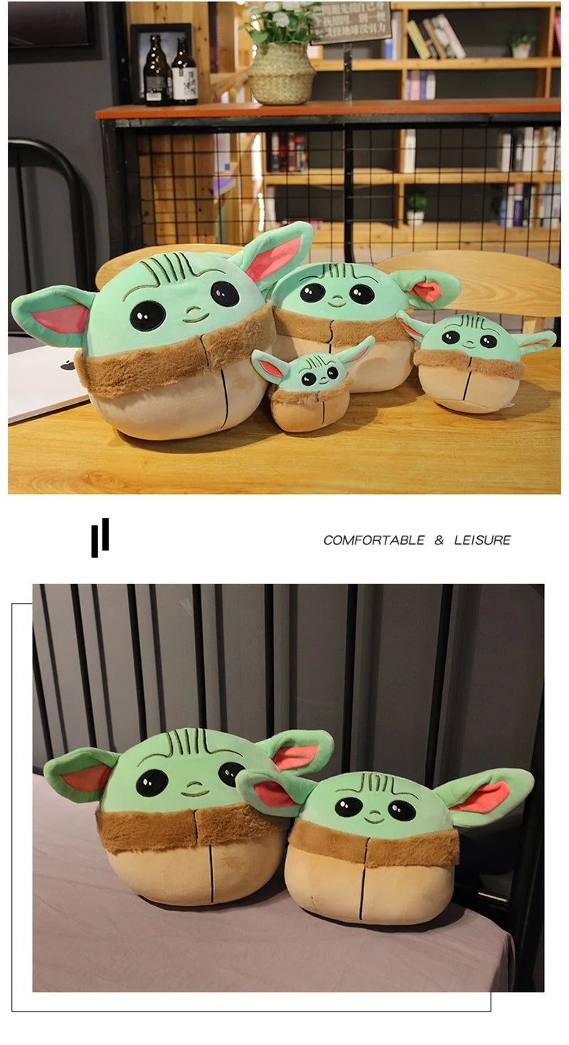 10/13Cm Disney Kawaii Plush Toys Baby Yoda Anime Cartoon Stuffed Toys Figure Doll Kawaii Star Wars Cute Toys for Children Gifts