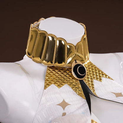 Wuthering Waves Iuno Cosplay Costume Wig Dress Headwear Shorts Rinascita Carnival Halloween Party for Women Girls Props iCoser