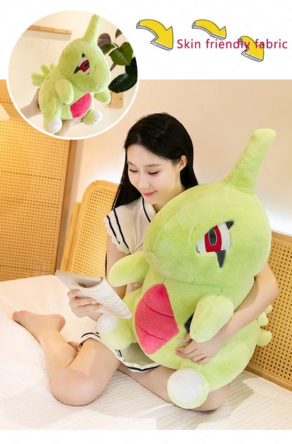 35/70cm Larvitar Pokemon Plush Toys Large Anime Doll Cute Pillow Giant Pokémon Plushie Tyranitar Stuffed Gift for Kids Christmas