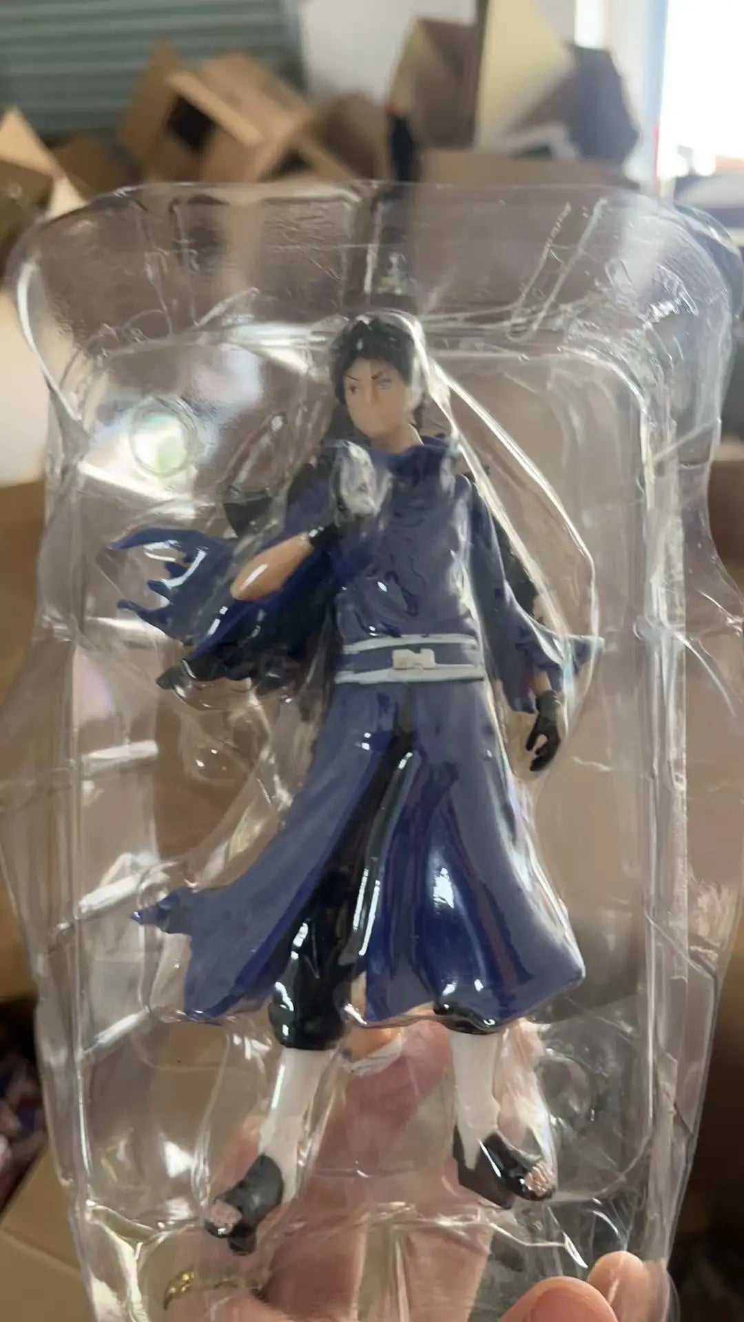 New Naruto Anime Figures Uchiha Obito Standing Posture Double Headed Sculpture Action Doll Pvc Model Statue Ornament Toys Gifts