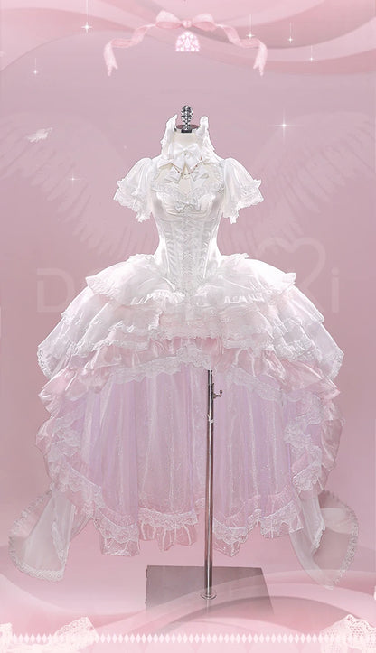 Kanamee Madokaa Homuraa Akemii Cosplay Anime DokiDoki-R Women Gothic Dress Ultimate Madokaa Halloween